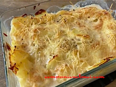 Gratin de pommes de terre au lait de coco