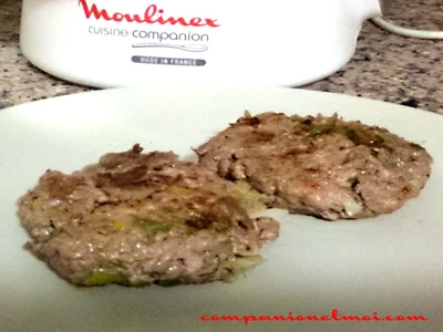Hamburger veau et saucisse