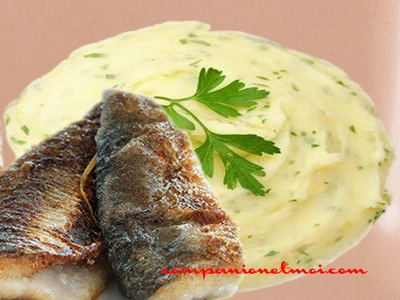 Harengs frits et purée de pommes de terre