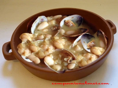 Haricots blancs aux palourdes