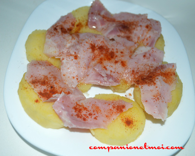Jambon et pommes de terre à la galicienne