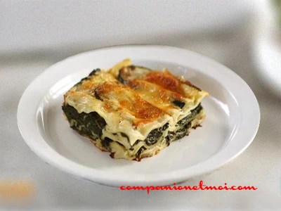Lasagnes aux épinards