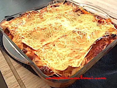 Lasagnes saucisses et petits légumes