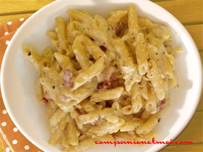 Macaronis à la carbonara