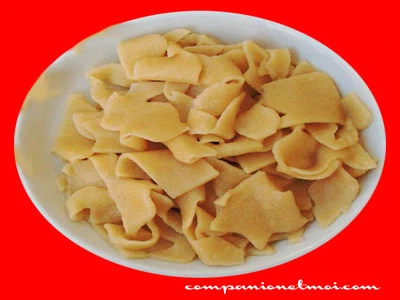 Maltagliati à la farine de pois chiches