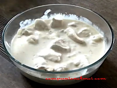 Médaillons de poulet sauce crémeuse au parmesan