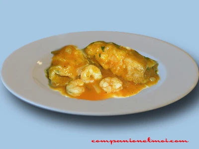 Merlu sauce marinière