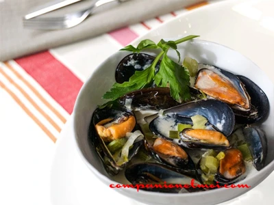 Moules crémeuses au garam masala