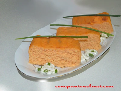 Mousse d'aiglefin sauce tzatziki