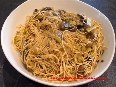 Nouilles chinoises aux légumes
