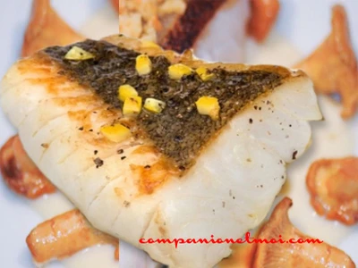 Papillotes lieu jaune et girolles