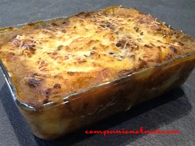 Parmentier de lentilles