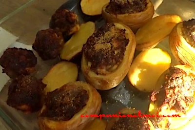 Patates farcies au canard