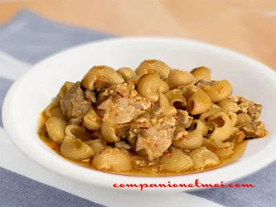 Pâtes au marmitako de thon