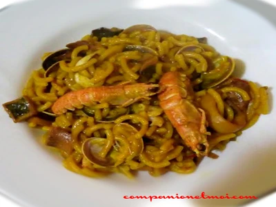 Pâtes aux fruits de mer