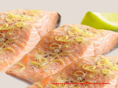 Pavé de saumon vapeur