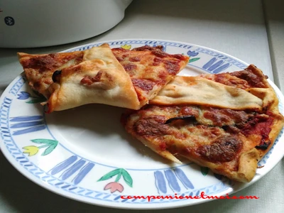 Pizza à l'aubergine