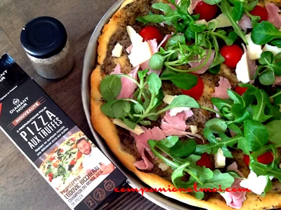 Pizza à la truffe noire