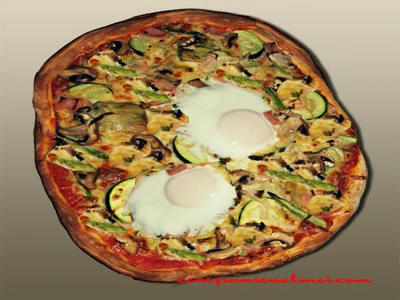Pizza aux légumes