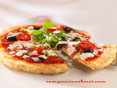 Pizza végétarienne sans gluten