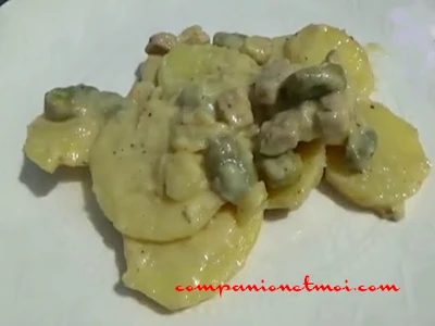 Poêlée de pommes de terre et de fèves