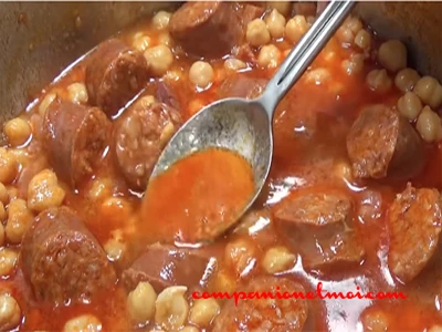 Pois chiches au chorizo