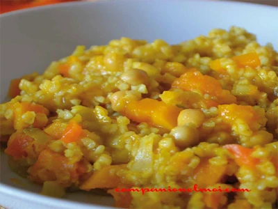 Pois chiches au curry