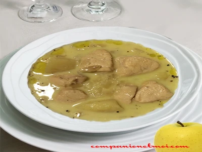 Poitrine de dinde aux pommes