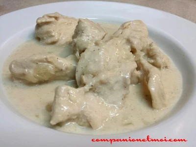Poitrines de poulet au mousseux