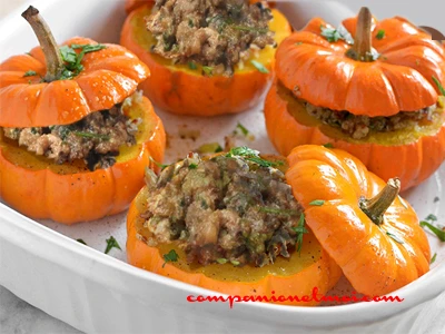 Pomarines farcies à la viande hachée