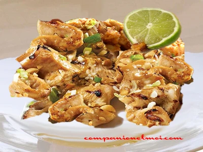 Poulet au saté