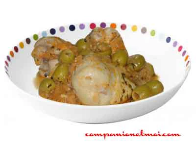 Poulet aux olives