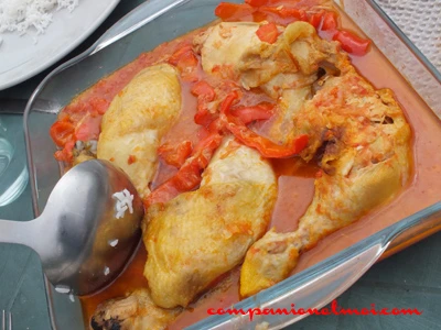 Poulet basquaise