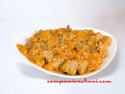 Poulet mafé malien au beurre de cacahuètes