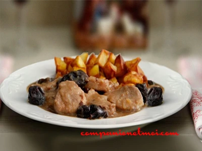 Poulet sauce au porto