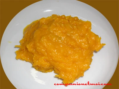 Purée de patates douces pour bébé