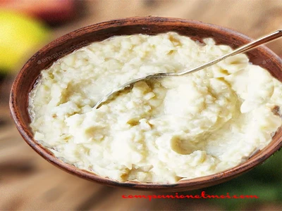 Purée de topinambours à la pomme