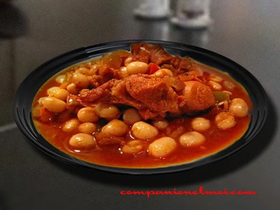 Ragout d'agneau aux haricots blancs