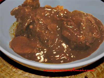 Ragout de boeuf aux cèpes séchés