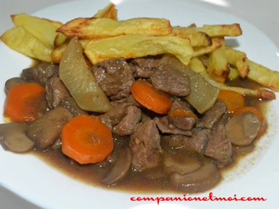Ragout de boeuf aux champignons