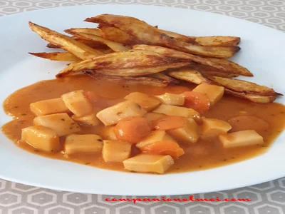 Ragout de margate ou blanc de seiche