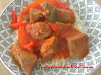 Ragout de viande de porc