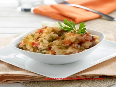 Riz au haché de légumes