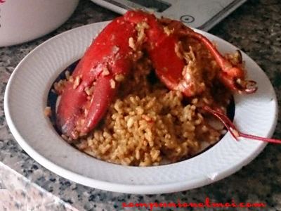 Riz au homard