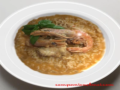 Riz au mérou et gambas