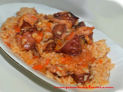 Riz au poulpe