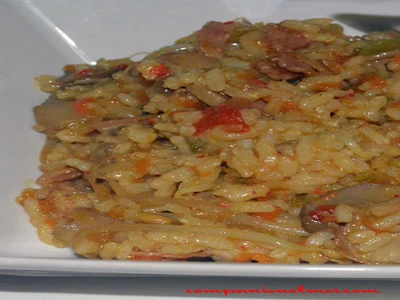 Riz oriental sauce soja