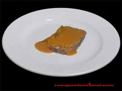 Rôti de veau sauce au vin