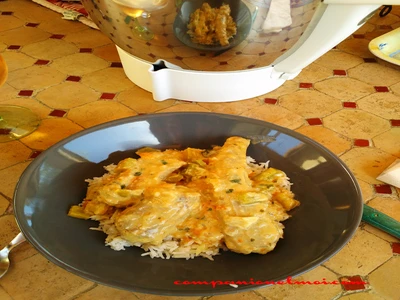 Saumonette marinée et sauce coco