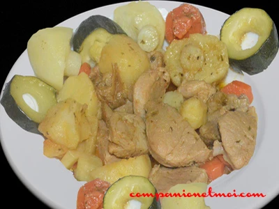 Sauté de porc aux légumes